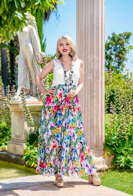 promocion 8.50e 2421 N-12C Vestido S,M,L,XL(4), algodon, 140 cm | fresh-cotton.com
