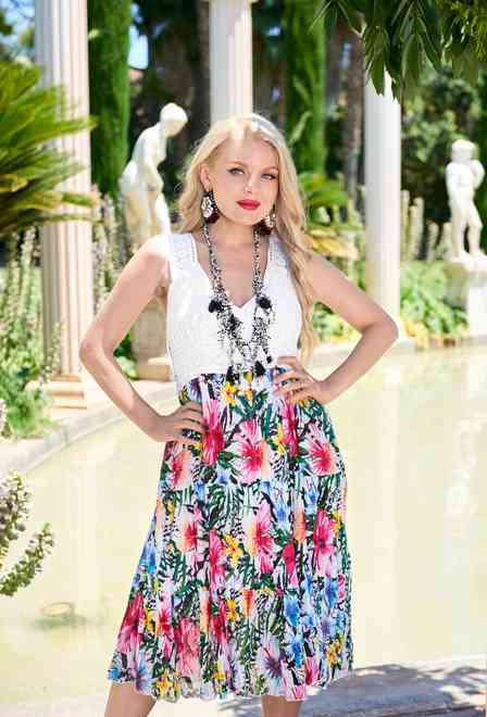 promocion 7.5e 2221 N-12C Vestido S,M,L(3), algodon, 108 cm | fresh-cotton.com