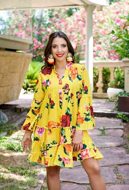 2324 N-55C Dress M,L,XL(3), cotton, 88 cm | fresh-cotton.com