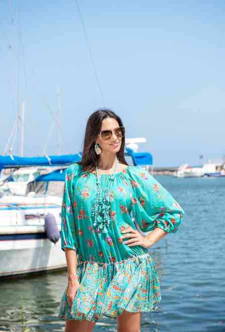 promocion 10e 2352 A-81C Vestido S,M,L(3), algodon, 85 cm | fresh-cotton.com