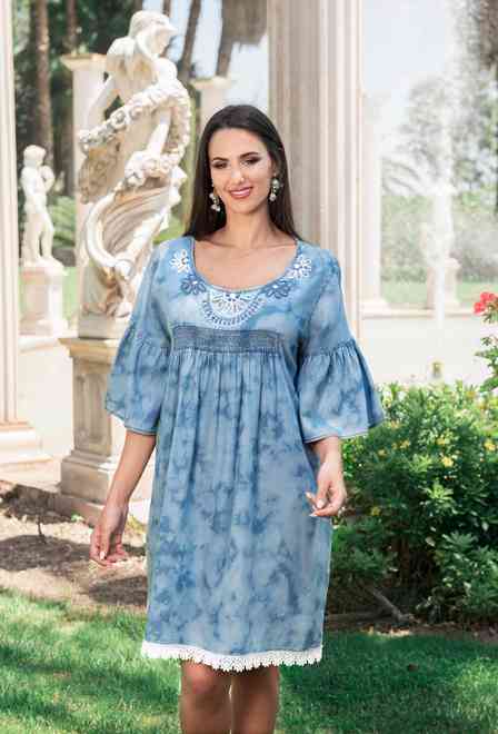 2372 A-5J Dress M,L(2), cotton, 90 cm | fresh-cotton.com