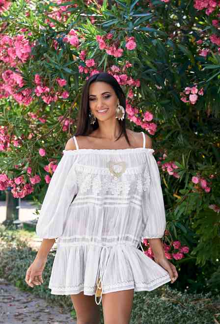 2370 A-1C Tunica S,M(2), cotton, 83 cm | fresh-cotton.com