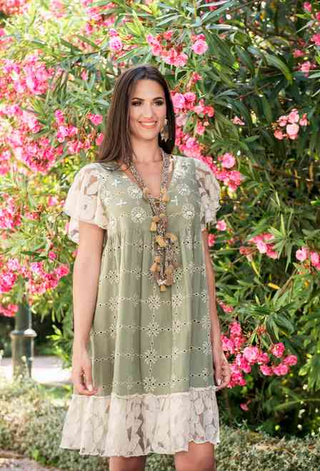 2369 A-96C (catalog 2369 A-7C) Dress S,M,L(3), cotton, 95 cm | fresh-cotton.com