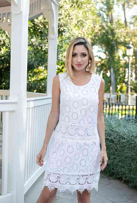 21F-016C Dress S,M,L(3), 91 cm, cotton | fresh-cotton.com