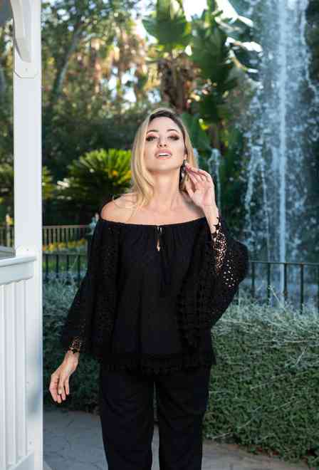 21F-001/1C Blouse S,M,L(3), 59 cm, cotton | fresh-cotton.com