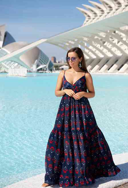 promocion 8.50e 21A-205 S Vestido talla unica (2), 141 cm, seda | fresh-cotton.com