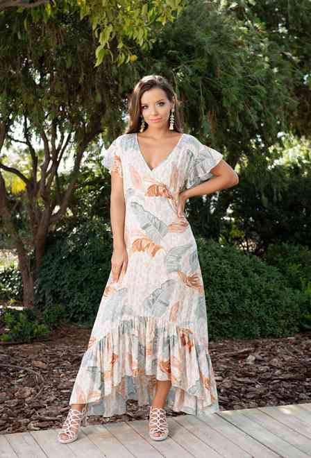 21A-208/1 V Dress M,L,XL,2XL(4), 141 см, viscose | fresh-cotton.com