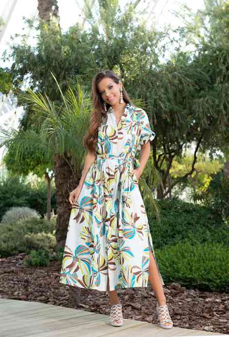 21NI-377/2 C Dress S,M,L,XL(4), 132 cm, cotton | fresh-cotton.com