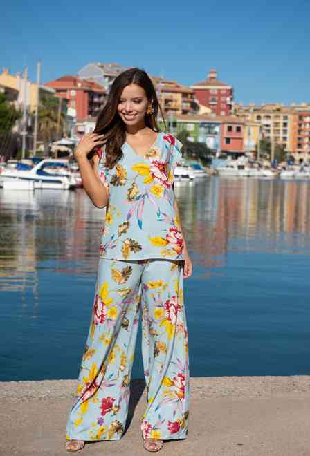 21NI-381 V Pantalon S,M,L(3), 112 cm, viscosa | fresh-cotton.com