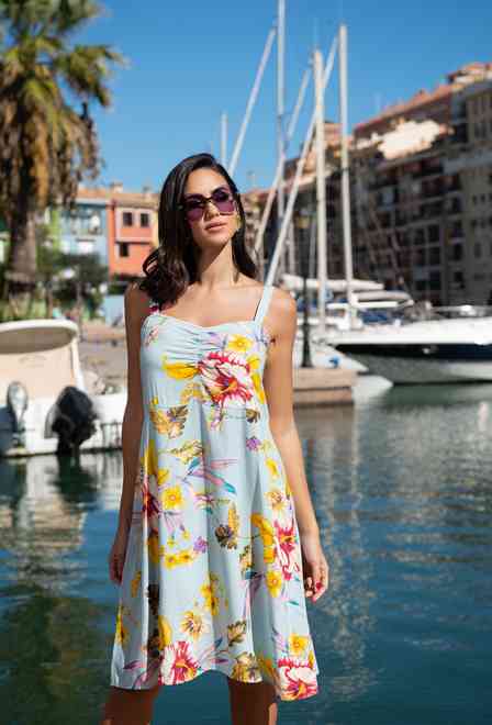 21NI-361 V Sundress S,M(2), 100 cm, viscose | fresh-cotton.com
