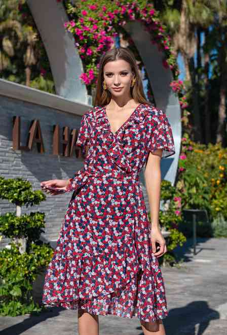 21A-250/3 SH small Dress M,L,XL(3), 116 cm, chiffon | fresh-cotton.com