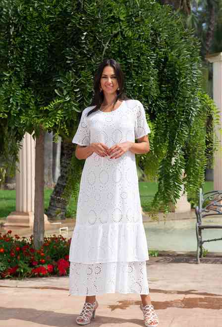 22F-538 C Vestido M,L,XL,2XL(4), algodon, 138 cm | fresh-cotton.com