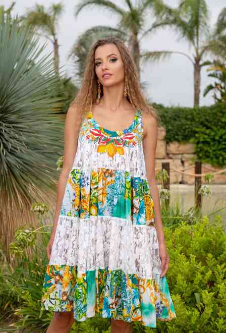22A-431 C Dress free size (2), 90 cm, cotton | fresh-cotton.com