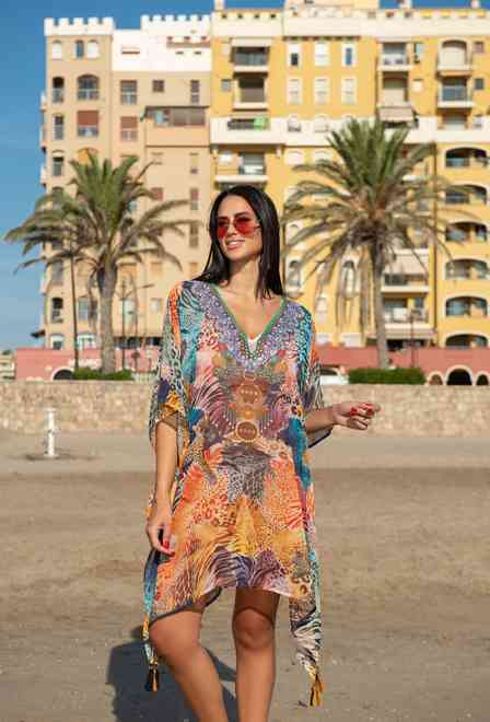 22NI-603 SH Tunica talla unica (2), 90 cm, chifon | fresh-cotton.com