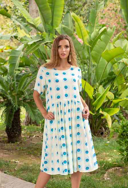22NI-611/2 V Dress M,L,XL,2XL(4), 110 см, viscose | fresh-cotton.com