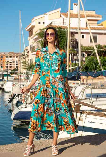22A-456/4 C Dress M,L,XL,2XL(4), 127 cm, cotton | fresh-cotton.com