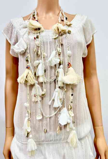 PROMO 23A-766 white Necklace | fresh-cotton.com