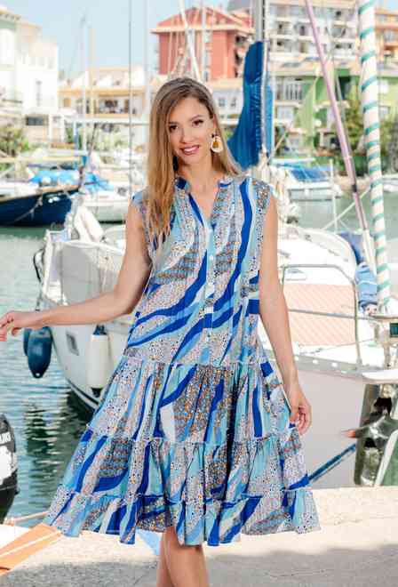 -20 4404 IN-22 С Vestido, S/M, L/XL(4), algodon. 106 cm | fresh-cotton.com