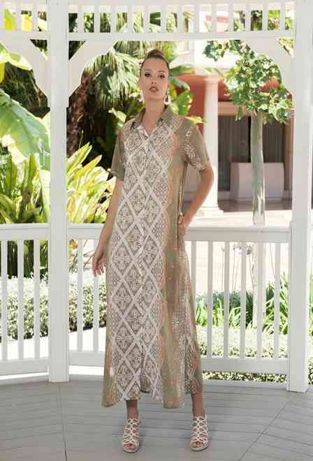 -20 4234 A-39 C S,M,L,XL(4), cotton. Dress, 132 cm | fresh-cotton.com