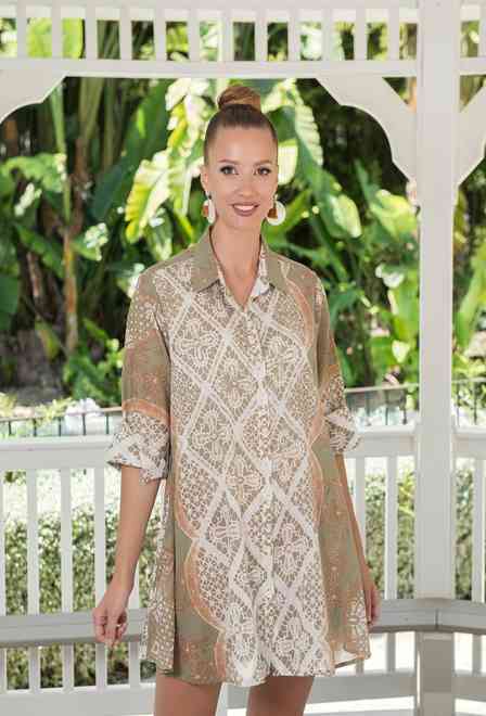 4230 A-39 C Vestido, S/M,L/XL(2), algodon, 80 cm | fresh-cotton.com