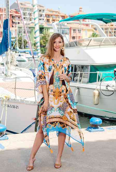 -20 4031 EF-18 SH Tunica, talla unica (2), shifon de viscosa. 100 cm | fresh-cotton.com