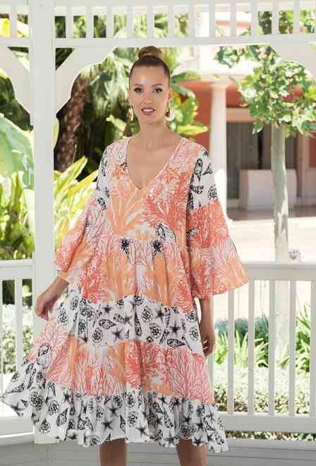 -20 4211 A-37 C Vestido, L,XL,2XL,3XL(4), algodon. 110 cm | fresh-cotton.com
