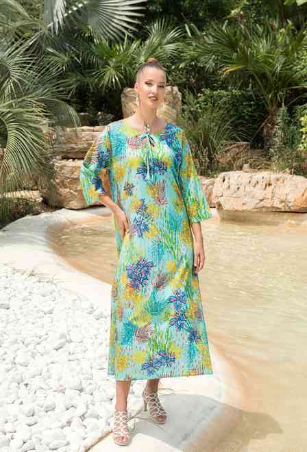 4423 IN-27 C M/L, XL/2XL(4), хлопок. Платье 130 см | fresh-cotton.com