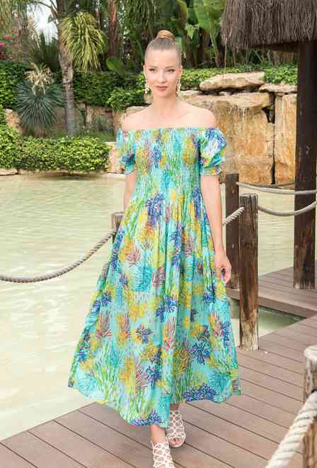 -20 4421 IN-27 C Vestido, talla unica (2), algodon. 130 cm | fresh-cotton.com