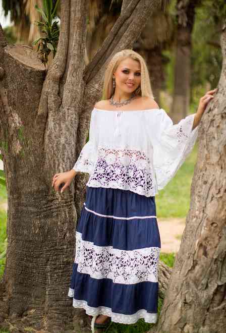 014 F-1c Skirt free size (2), 84 cm, cotton | fresh-cotton.com