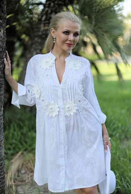 325 F-1c Tunica L,XL,2XL,3XL(4), 92 cm, cotton | fresh-cotton.com