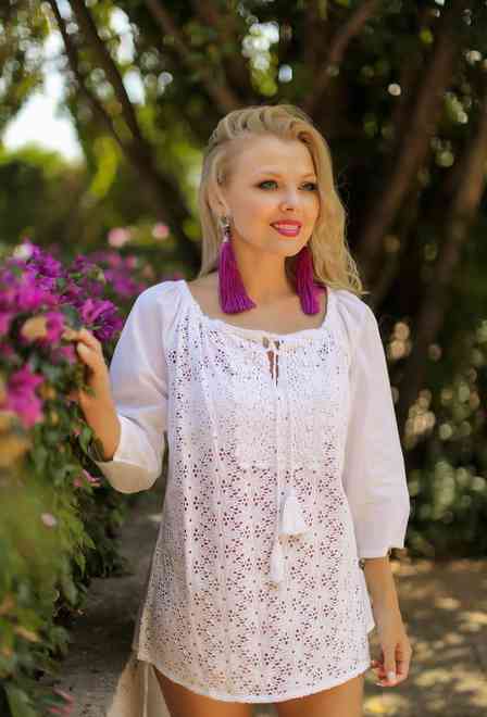 357 F-1c Tunica M,L,XL,2XL(4), 71 cm, cotton | fresh-cotton.com