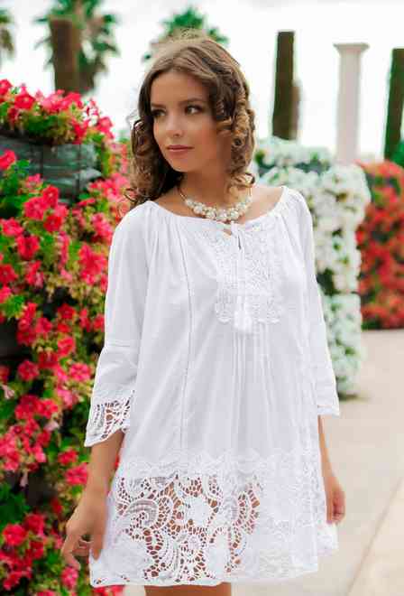 358 F-1c Tunica L,XL,2XL,3XL(4), 84 cm, cotton | fresh-cotton.com