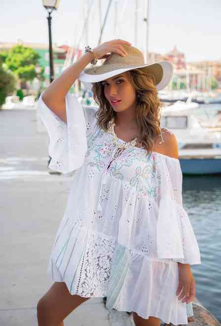 243 A-1c Tunica S,M,L(3), 80 cm, cotton | fresh-cotton.com