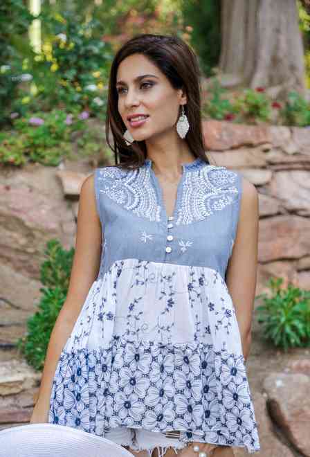 261 A-1c Tunica M,L(2), 68 cm, cotton | fresh-cotton.com