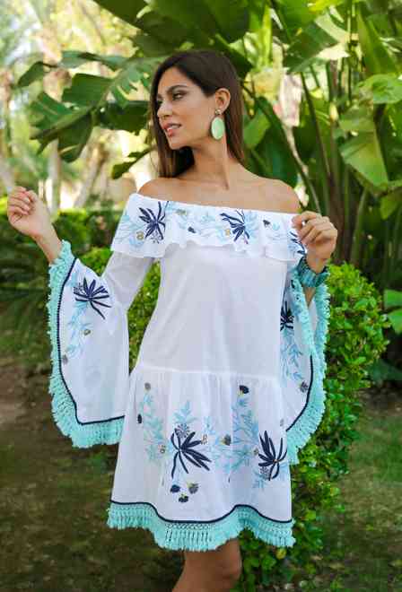 513 A-1c Dress S,M,L(3), 80 cm, cotton | fresh-cotton.com