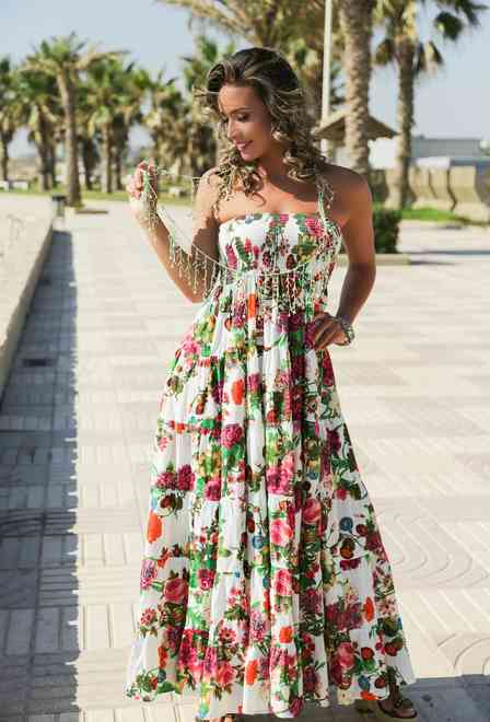 559 A-2c Dress free size (2), 125 cm, cotton | fresh-cotton.com