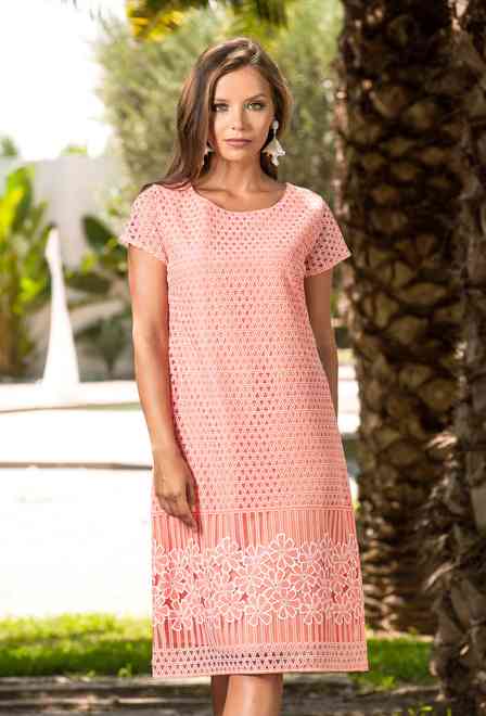 1416 I-2v/c Dress S,M,L(3), 100 cm, viscose | fresh-cotton.com