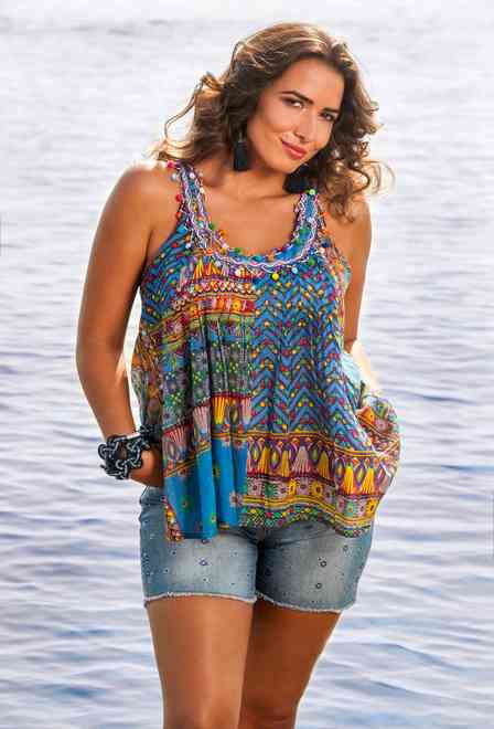 promocion 7.50e 1103 A-2c Blusa S,M(2), 80 cm, algodon | fresh-cotton.com