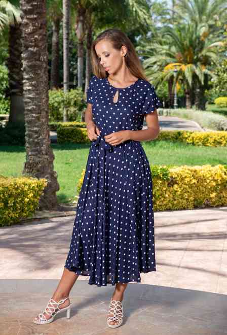 23NI-927/5V Vestido S,M,L(3), 125 cm, viscosa | fresh-cotton.com