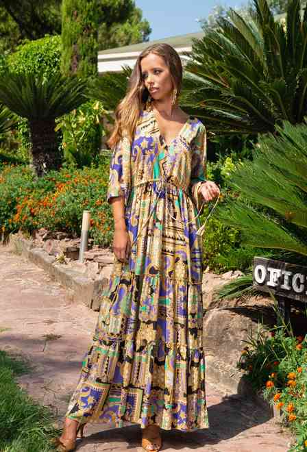 23NI-934/2V Dress free size (2), 140 cm, viscose | fresh-cotton.com