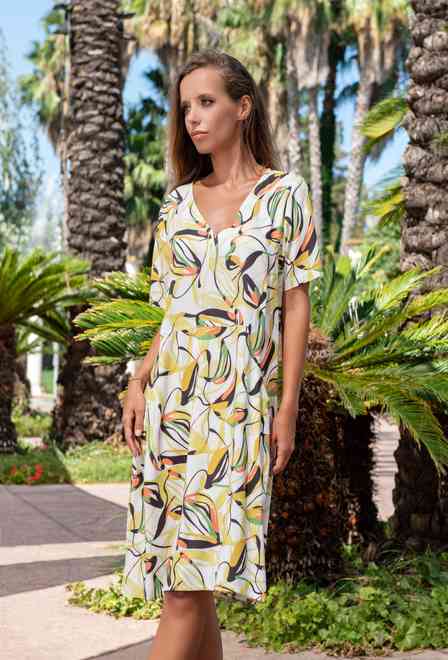 PROMO 23NI-917 V Dress M,L,XL(3), 100 cm, viscose | fresh-cotton.com