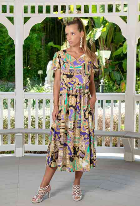 -30 23NI-940/2V Dress M,L,XL,2XL(4), 122 cm, viscose | fresh-cotton.com