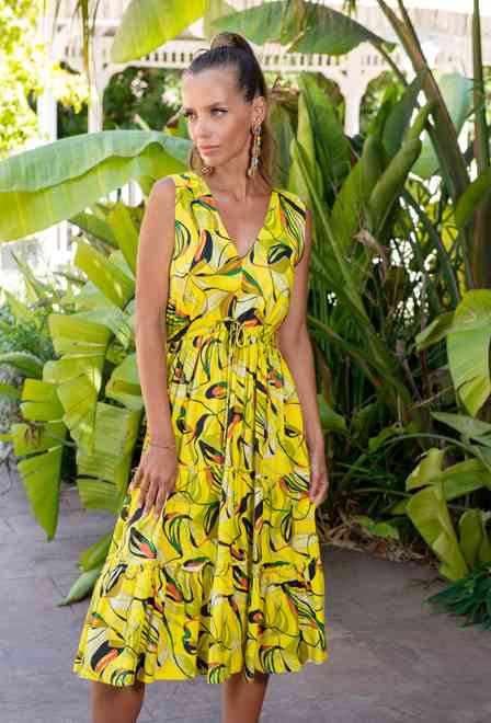 PROMO 23NI-923/3V Dress free size (2), 115 cm, viscose | fresh-cotton.com