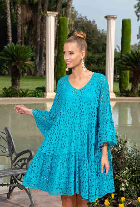 23F-826/7C Dress M,L,XL,2XL(4), 94 cm, cotton | fresh-cotton.com