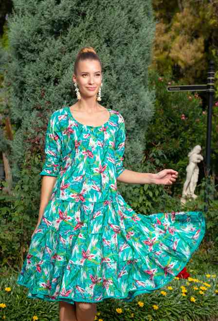 PROMO 23A-740/39C Dress M,L,XL,2XL(4), 100 cm, cotton | fresh-cotton.com