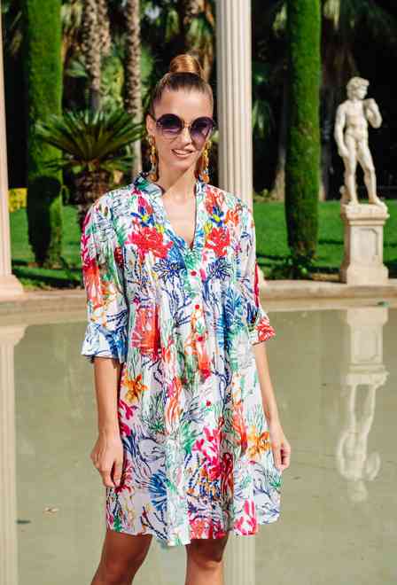 23A-704/8C Туника M,L,XL,2XL(4), 95 см, хлопок | fresh-cotton.com