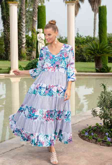 PROMO 23A-746/2C Dress M,L,XL(3), 135 cm, cotton | fresh-cotton.com