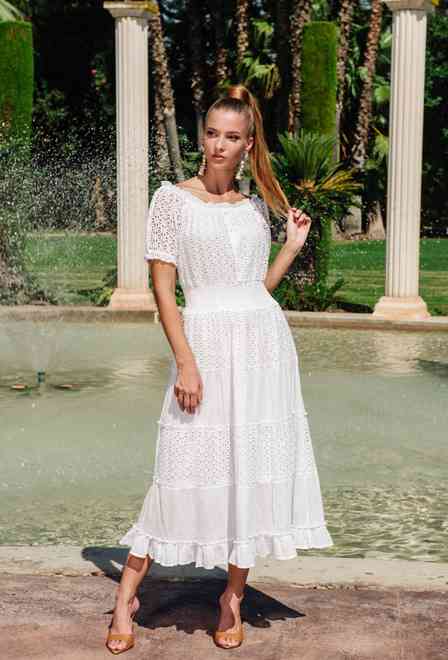 PROMO 23F-840 C Dress L,XL,2XL,3XL(4), 125 cm, cotton | fresh-cotton.com