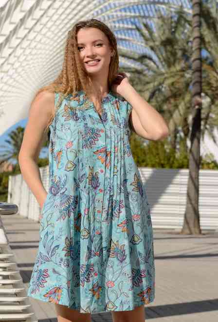 -30 4239 A-42 C M,L,XL(3), бавовна. Сукня-туніка, 90 см | fresh-cotton.com
