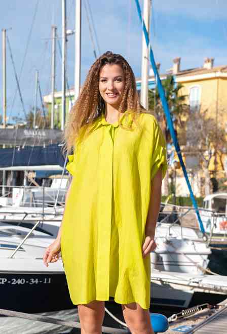 5206 A-19c Tunica S/M (2), algodon, 95 cm | fresh-cotton.com
